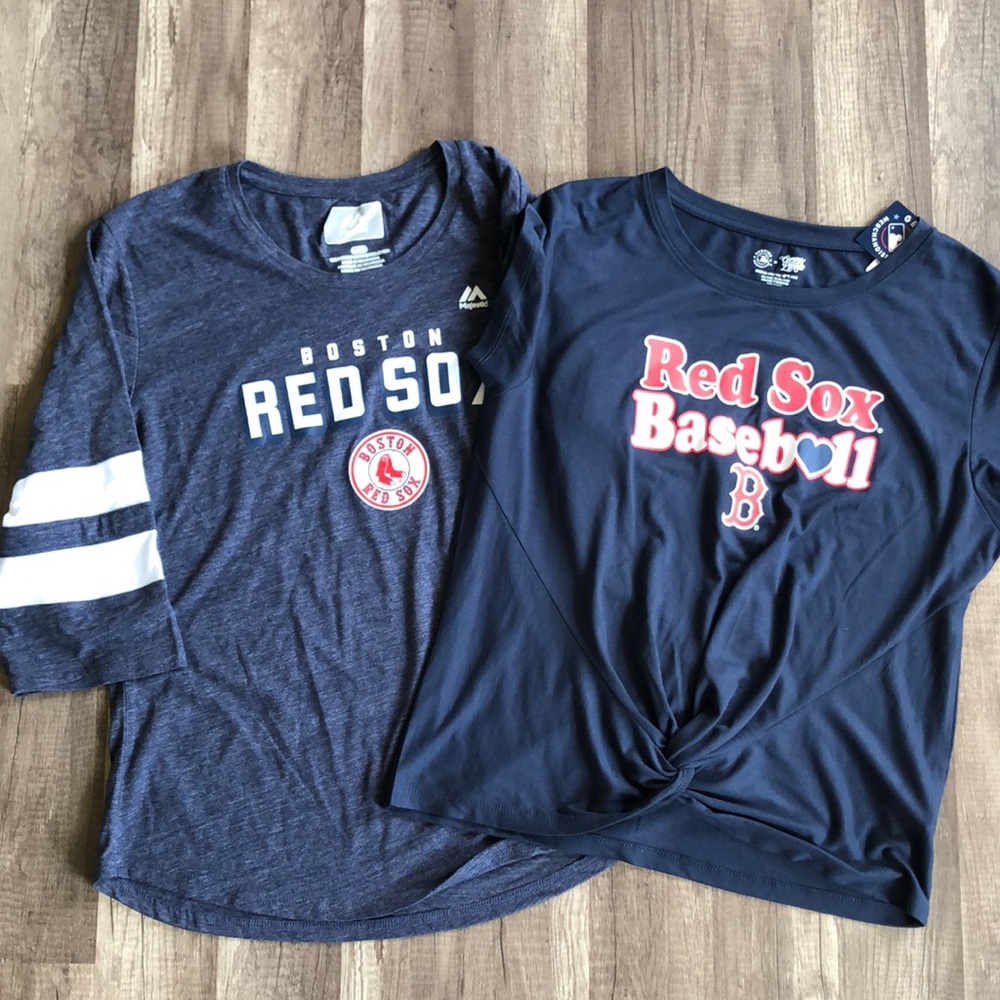 Boston Red Sox Women’s T-shirt Bundle Large NEW